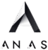 logo for branding agency anas with geometric icon removebg preview